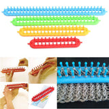4 size Loom Knitting Knitter Kit Plastic Pompom Sock Hat Scarf Scarves Maker
