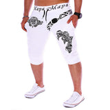 Sports Outdoor Men‘s Active / Basic Sport Sports Weekend Loose Active / Sweatpants / Shorts Pants - Letter Cotton White Black Blue L XL XXL