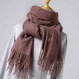 2019 New Winter Scarf Women Solid Winter Cashmere Scarves Soft Warm Lady Pashmina Warm Necker Wool Shawl Wrap Bandana Head Scarf