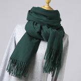 2019 New Winter Scarf Women Solid Winter Cashmere Scarves Soft Warm Lady Pashmina Warm Necker Wool Shawl Wrap Bandana Head Scarf