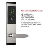Security Electronic Keyless Door Lock Digital Smart APP WIFI Touch Screen Keypad Password Lock Door