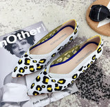 Women Ballet Flats Shoes Slip On Pointed Toe Ladies Casual Shoes Knitting Comfortable Soft Loafers Shoes For pregnant Woman