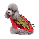 Wing Halloween Dog Costume Soft Warm Dog Jacket for Small Medium Dog Coat Winter Puppy Clothes For Shih tzu Pomeranian
