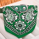 Adjustable Pet Dog Scarf Collar Cute Puppy Bandana Pet Cat Tie Collar Neckerchief Printed for Kittens Cat Puppy Collar Leash