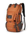 40 L Rucksack Lightweight Rain Waterproof Ultra Light (UL) Stretchy Outdoor Hiking Camping Traveling 120g / m2 Polyester Knit Stretch Jacinth +Gray Khaki Burgundy / Wear Resistance