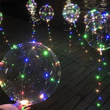 20inch 36 Inch Luminous Led Balloon Transparent Round Bubble Decoration Birthday Party Wedding Decor LED Balloons Christmas Gift