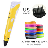 Myriwell 3D Pen Original DIY 3D Printing Pen With 100M ABS/PLA Filament Creative Toy Gift For Kids Design Drawing