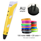 Myriwell 3D Pen Original DIY 3D Printing Pen With 100M ABS/PLA Filament Creative Toy Gift For Kids Design Drawing