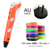 Myriwell 3D Pen Original DIY 3D Printing Pen With 100M ABS/PLA Filament Creative Toy Gift For Kids Design Drawing