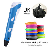 Myriwell 3D Pen Original DIY 3D Printing Pen With 100M ABS/PLA Filament Creative Toy Gift For Kids Design Drawing