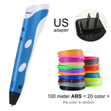 Myriwell 3D Pen Original DIY 3D Printing Pen With 100M ABS/PLA Filament Creative Toy Gift For Kids Design Drawing