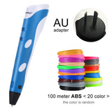 Myriwell 3D Pen Original DIY 3D Printing Pen With 100M ABS/PLA Filament Creative Toy Gift For Kids Design Drawing