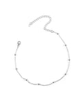Women's Crystal Choker Necklace Single Strand Personalized Basic Simple Style Fashion Crystal Acrylic Copper Gold Silver Necklace Jewelry For Business Gift Daily Casual Sports Outdoor