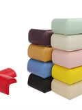 Professional Solid Microfiber Sponge Square Corner Bumpers Table Decorations 4 pcs