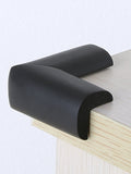 Professional Solid Microfiber Sponge Square Corner Bumpers Table Decorations 4 pcs