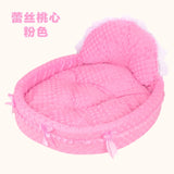 ssss  2019 New Cute Lace Princess Dog Basket Bed Cat Puppy Pet Beds Pet Dream Nest Pet Kennel Cat Dog Beds Luxury Cat Sofa Dog Bed