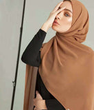 dasda  women plain bubble chiffon scarf hijab wrap printe solid color shawls headband muslim hijabs scarves/scarf 47 colors
