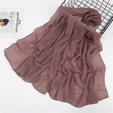 dasda  women plain bubble chiffon scarf hijab wrap printe solid color shawls headband muslim hijabs scarves/scarf 47 colors