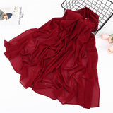 dasda  women plain bubble chiffon scarf hijab wrap printe solid color shawls headband muslim hijabs scarves/scarf 47 colors