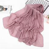 dasda  women plain bubble chiffon scarf hijab wrap printe solid color shawls headband muslim hijabs scarves/scarf 47 colors