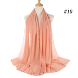 dasda  women plain bubble chiffon scarf hijab wrap printe solid color shawls headband muslim hijabs scarves/scarf 47 colors