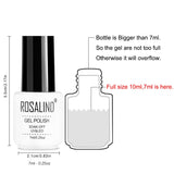 ROSALIND Nail Polish Vernis Semi Permanent Hybrid Varnish Gel polish uv Color Gel Manicure Primer Top Coat Glitter Nail Art