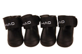 4Pcs/set Pet dog Rain ShoesDog Booties Rubber Portable Anti Slip Waterproof Dog Cat Rain Shoes Autumn and winter S/M/L