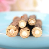 5 pcs Natural Matatabi Polygonum Cat Cleaning Teeth Natural Catnip Molar Chew Stick Vine Toy