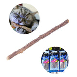 5 pcs Natural Matatabi Polygonum Cat Cleaning Teeth Natural Catnip Molar Chew Stick Vine Toy