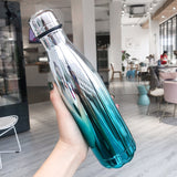 500ml Double-Wall Insulated Vacuum Flask Stainless Steel Water Bottle BPA Free Thermos for Sport Water Bottles