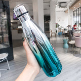 500ml Double-Wall Insulated Vacuum Flask Stainless Steel Water Bottle BPA Free Thermos for Sport Water Bottles