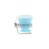50pcs Portable Silicone Retractable Folding Cup with Lid Outdoor Telescopic Collapsible Drinking Cup Cat Claw Travel Cup