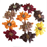60pc Thanksgiving Dog Accessories Pet Cat Dog Bow Tie Small Dog Bow Ties Puppy Dog Bowtie Collar Fall Pet products for dogs
