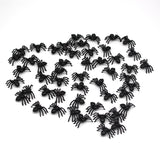 Plastic Black Spider Trick Toy Halloween Haunted House Prop Decorations Christmas Children's Day Gift
