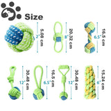 7 Pack Pet Dog Toys for Large Small Dogs Ball Toothbrush Interactive Dog Toys Christmas Products for Dogs Chew Toy Accessories
