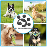 7 Pack Pet Dog Toys for Large Small Dogs Ball Toothbrush Interactive Dog Toys Christmas Products for Dogs Chew Toy Accessories