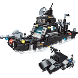 715pcs City Police Station Building Blocks Compatible Legoingly City SWAT Team Truck Blocks Educational Toy For Boys Children
