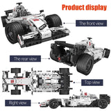dasda  729pcs City F1 Racing Car Remote Control For Legoingly Technic RC Car Electric truck Building Blocks bricks Toys For Children