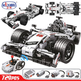 dasda  729pcs City F1 Racing Car Remote Control For Legoingly Technic RC Car Electric truck Building Blocks bricks Toys For Children