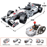 dasda  729pcs City F1 Racing Car Remote Control For Legoingly Technic RC Car Electric truck Building Blocks bricks Toys For Children