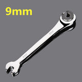 8-19 Mm Tubing Ratchet Combination Wrenches Set Skate Oil Spanners Hand Tools Gears Ring Wrench Set