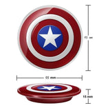 dasda  A+Avengers QI Wireless Charger For Samsung Galaxy S8 S7 S6/S6 Edge G9250 For iPhone 5 6 7 8 Captain America Shield Charging Pad