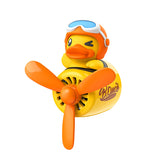 Car Air Freshener Bear Pilot Rotating Propeller Outlet Fragrance