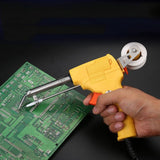 AC220V 60W Tin Soldering Iron Kit Automatic Send Tin Gun Electric Soldering Irons Solder Sucker Welding Tool