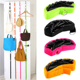 dasda  Adjustable Over Door Hooks Door Strap Hanger Hat Bags Coat Clothes Rack Hanging Storage Hooks Organizer