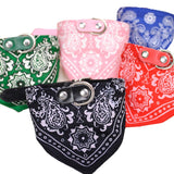 Adjustable Pet Dog Scarf Collar Cute Puppy Bandana Pet Cat Tie Collar Neckerchief Printed for Kittens Cat Puppy Collar Leash