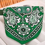 Adjustable Pet Dog Scarf Collar Cute Puppy Bandana Pet Cat Tie Collar Neckerchief Printed for Kittens Cat Puppy Collar Leash
