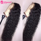 AliPearl Hair Wigs Deep Part Curly Lace Front Human Hair Wigs For Women 180% 250% Density Brazilian AliPearl Hair 13x4 Lace Wigs