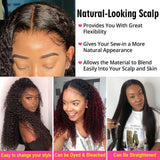 AliPearl Hair Wigs Deep Part Curly Lace Front Human Hair Wigs For Women 180% 250% Density Brazilian AliPearl Hair 13x4 Lace Wigs