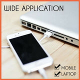 Auto Cut-off Fast Charging Nylon Cable ORIGINAL BEST QUALITY FAST SHIP
